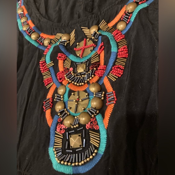 FOREVER 21 | Vintage black beaded dress - Picture 4 of 10